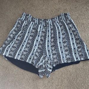 High Waste Waste Paper Bag Shorts